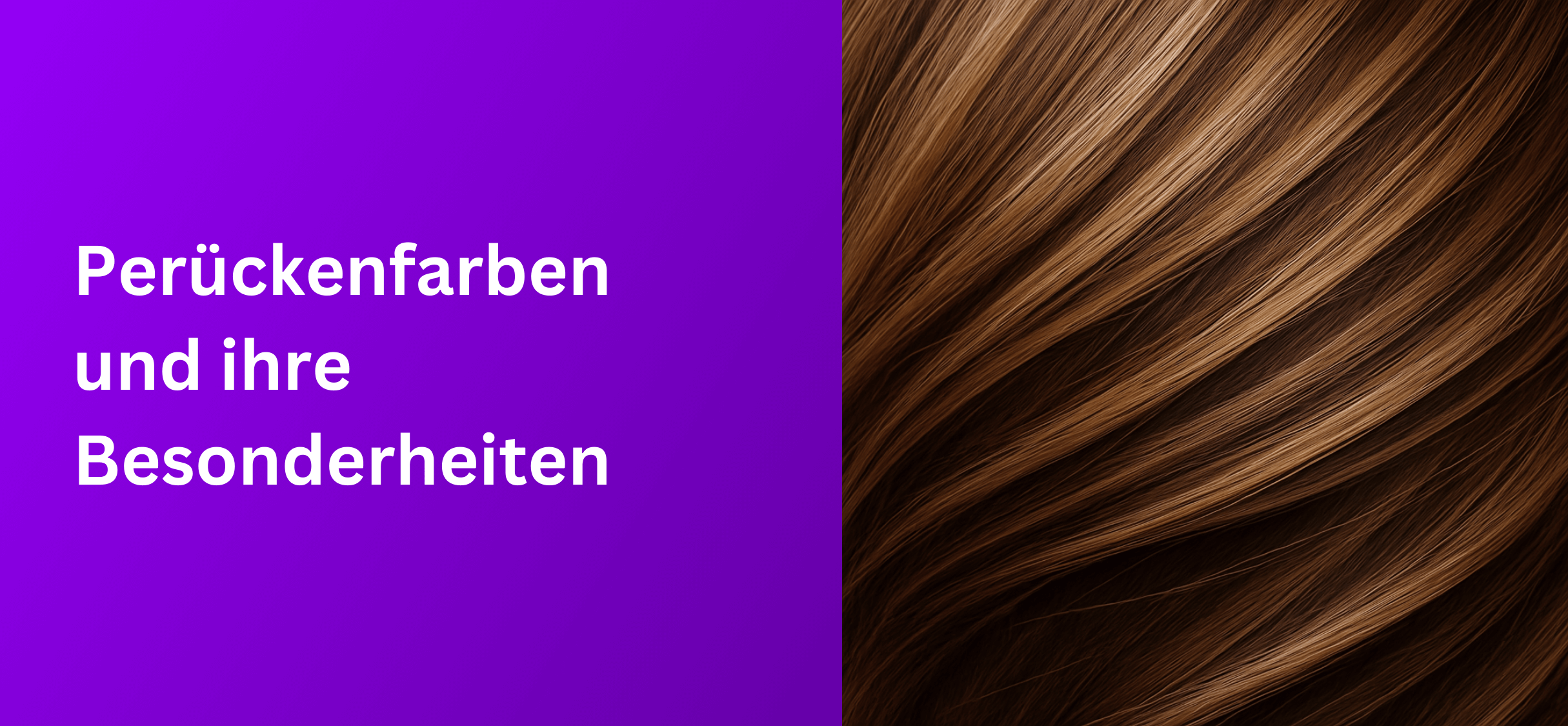 Besonderheiten von Perückenfarben