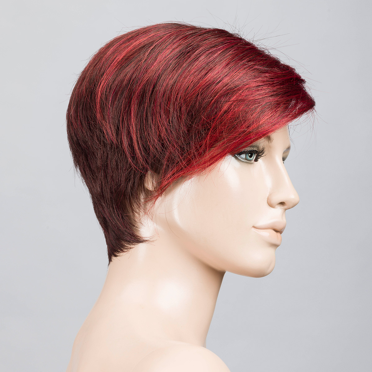 Peruecke avola in der Farbe granatredmixbs