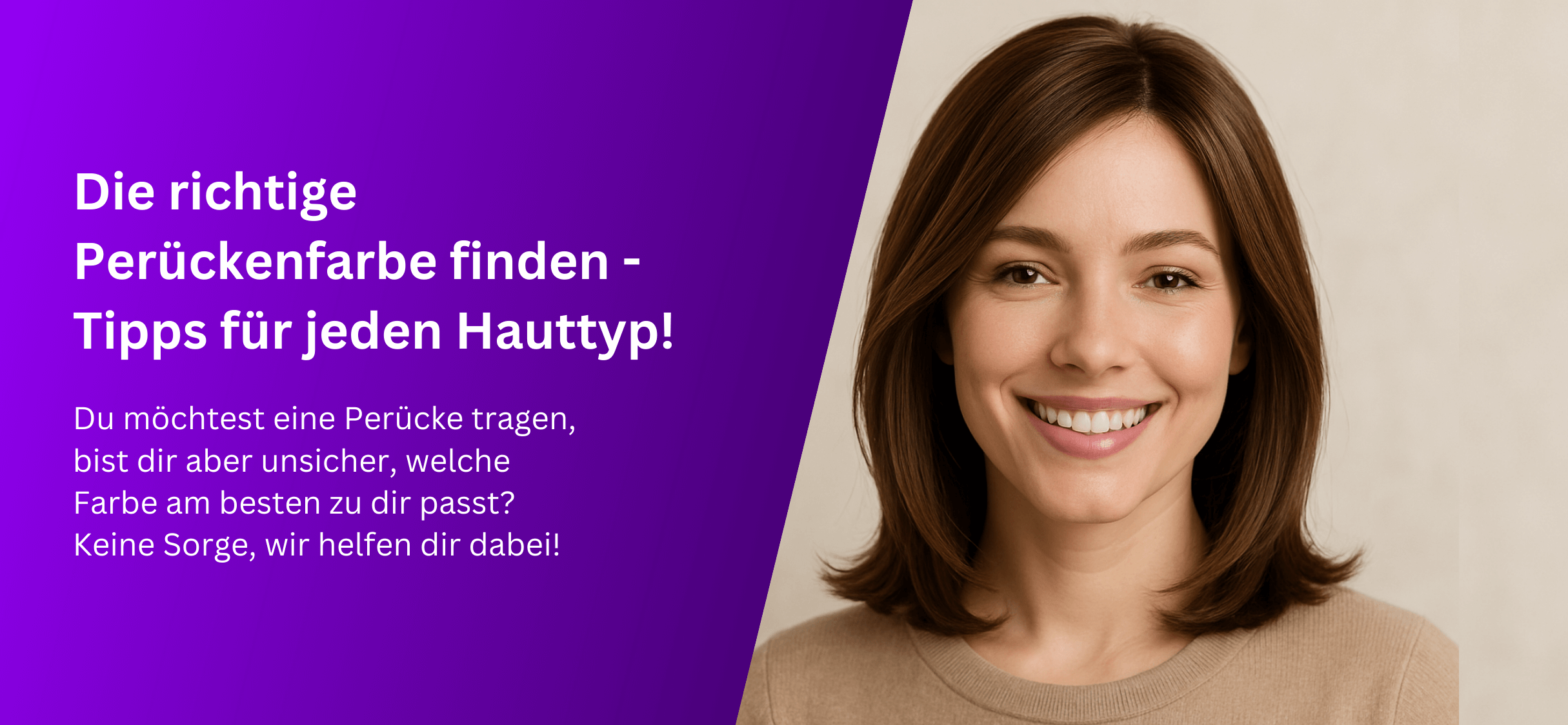 Titelbild Perückenfarbe finden