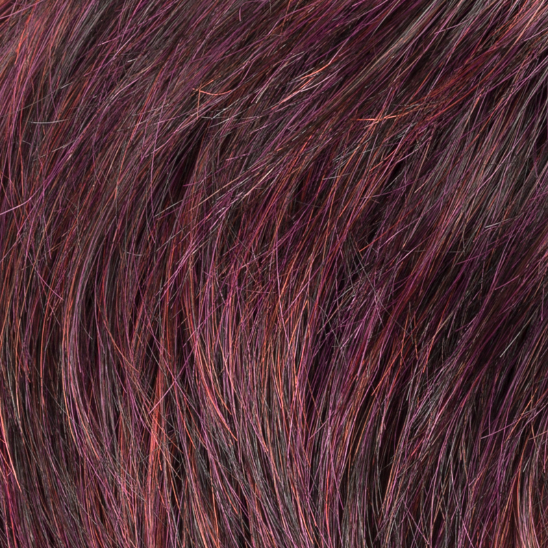 Peruecke click in der Farbe auberginemix