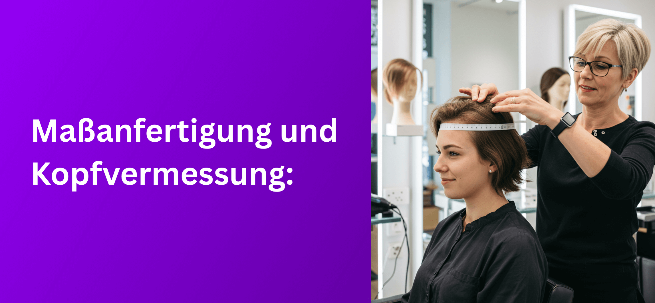 Maßanfertigung Perücke