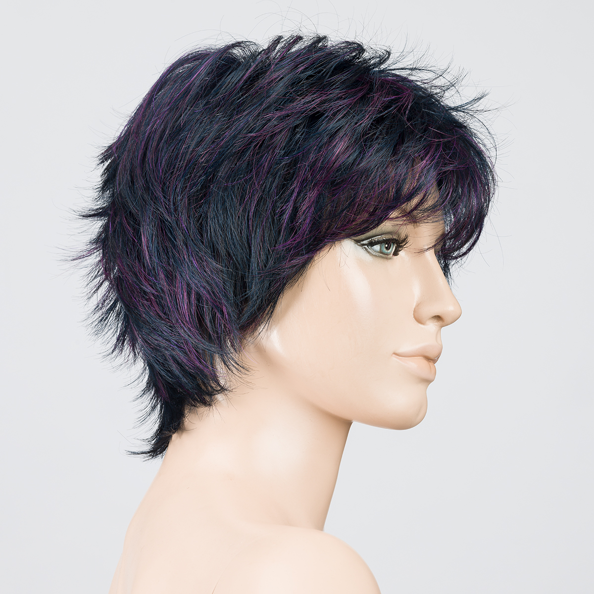 Peruecke click in der Farbe blackvioletbs